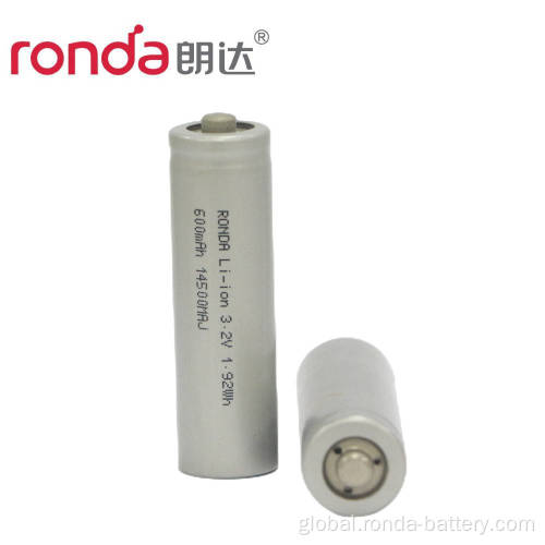 Battery For Head Torch IFR14500J-600mAh 3.2V Cylindrical LiFePO4 Battery Factory